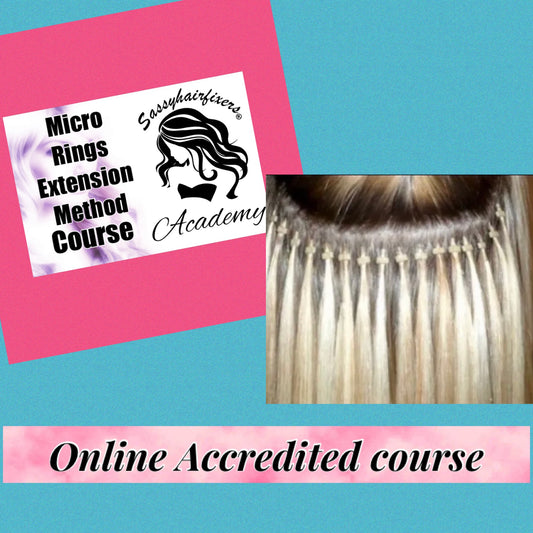 Micro Rings Hair Extension Online Accredited Training course