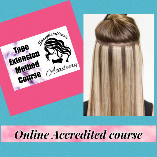 Tape Hair Extensions online Accredited training Course