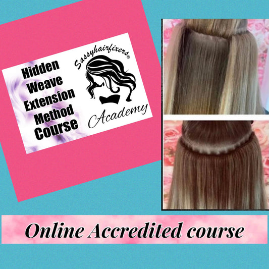 Hidden Weave Hair Extensions Online Accredited Training Course