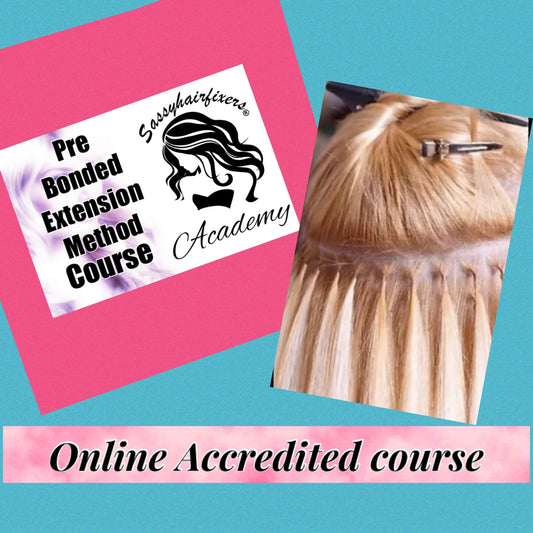 Pre Bonded Hair Extensions Online Accredited Training course
